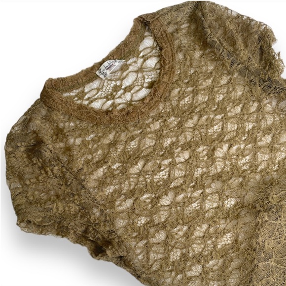 Rare Color! Free People Pucker Up Baby Tee Bodysuit - Picture 4 of 5